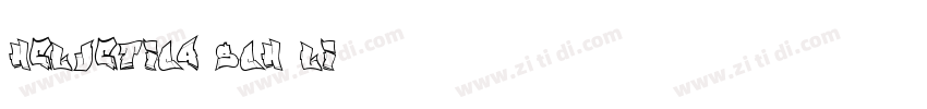 Helvetica SCh Li字体转换
